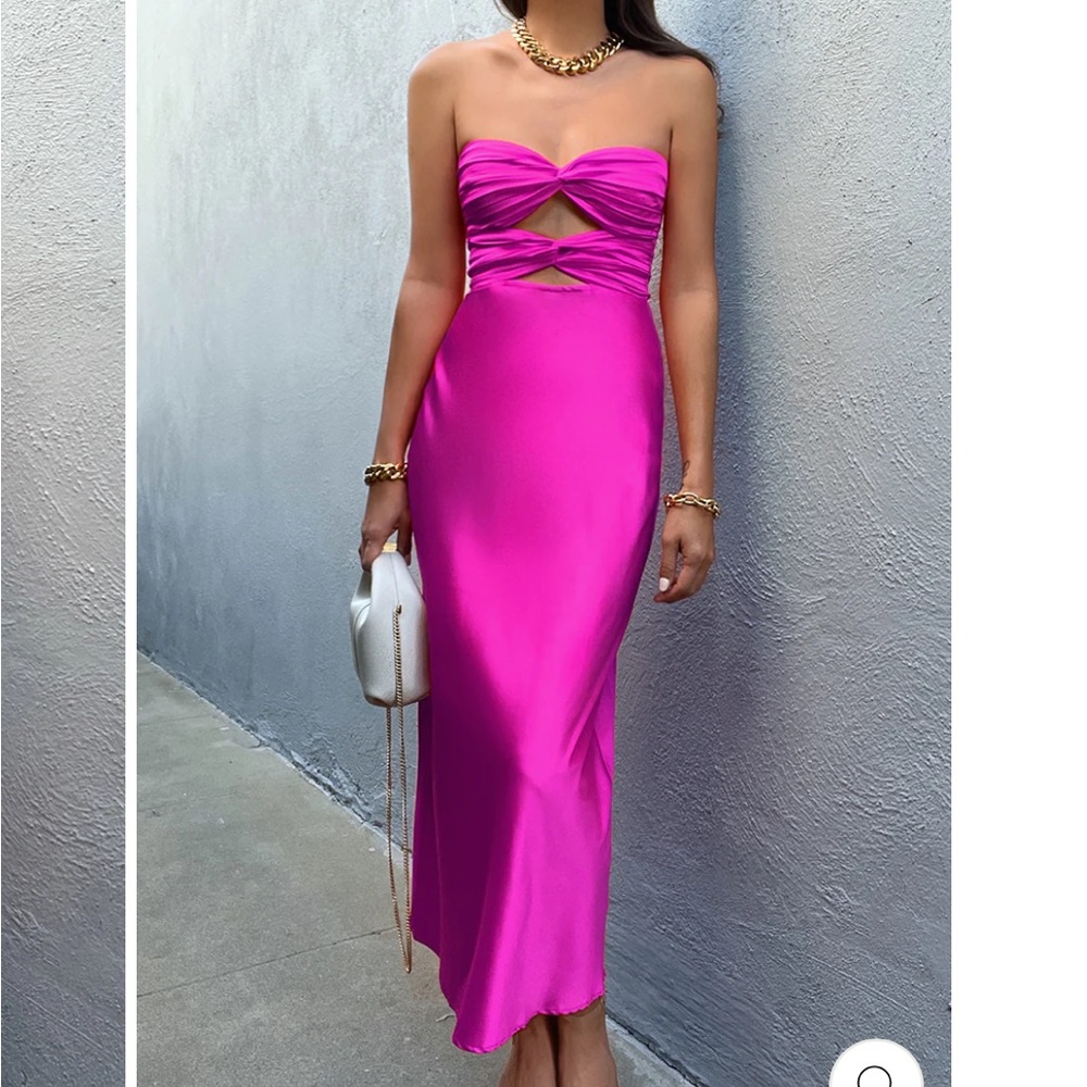 Micha Slip Dress in Orchid Size S